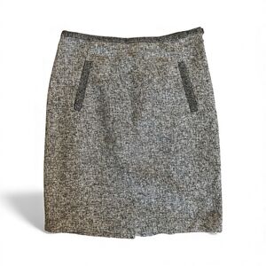 The Limited Black and Gray Pencil Skirt